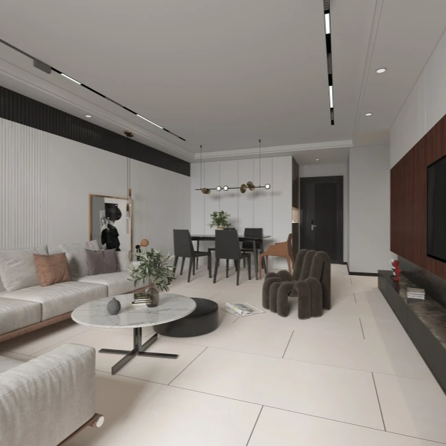 White Stone Look Tiles